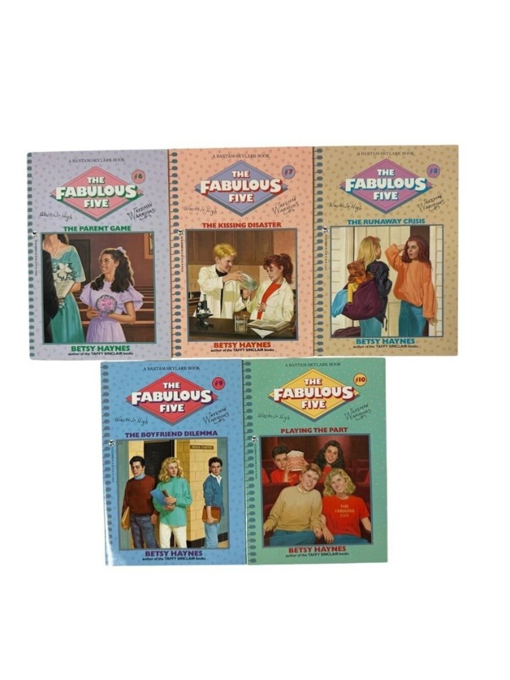 Vintage The Fabulous Five Books 6-10 Box Set 1980s Young Adult